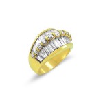 18k Yellow Gold Diamond Ring 